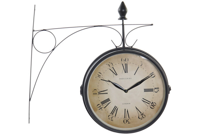 Reloj de pared vintage doble cara