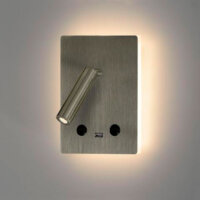 Aplique de pared Manat NIQUEL